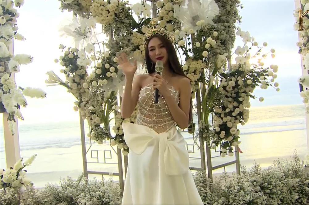 Đối thủ Miss Grand của Thiên Ân khoe cánh tay kín hình xăm-1