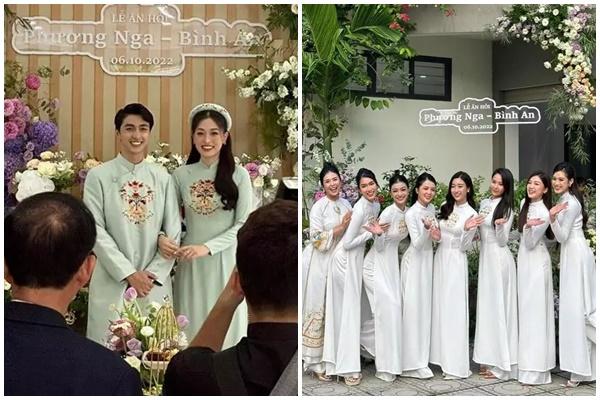 Bình An - Phương Nga thay 2 bộ áo dài trong ngày ăn hỏi-14