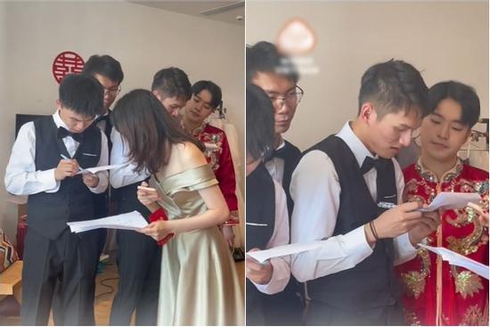 Đi rước dâu, phù rể 'xanh mặt' khi bị bắt giải đề IELTS ngay tại chỗ