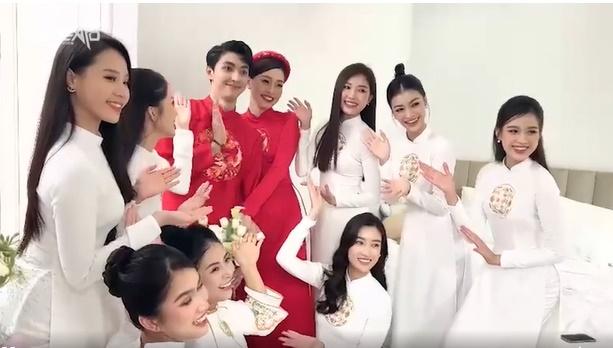 Bình An - Phương Nga thay 2 bộ áo dài trong ngày ăn hỏi-9