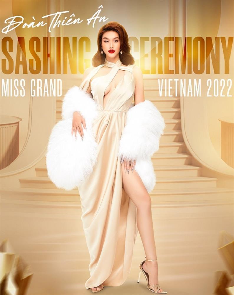 Thiên Ân bị chê rườm rà tại buổi trao sash Miss Grand International-8