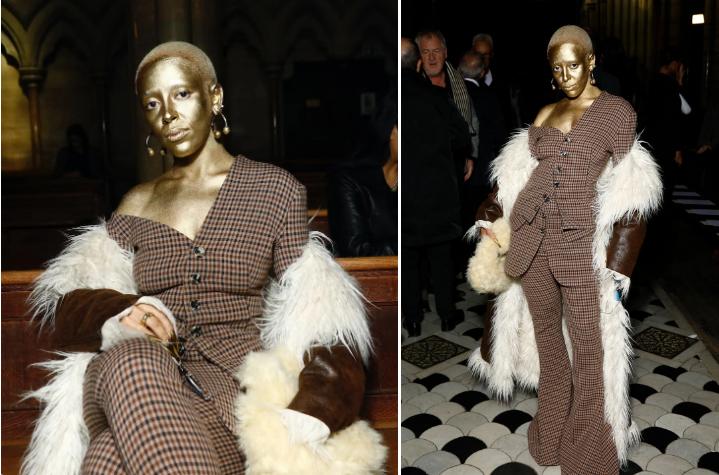 Doja Cat sơn vàng mặt-1