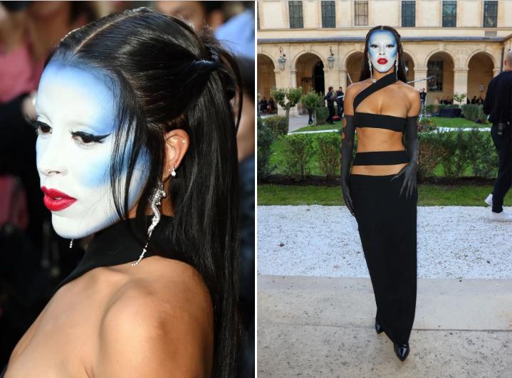 Doja Cat sơn vàng mặt-6