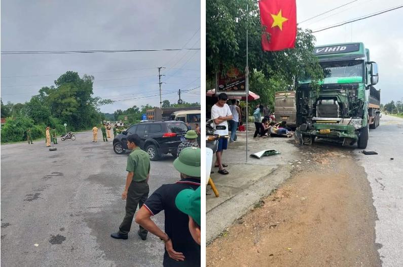 Clip: Cận cảnh xe chở công nhân va chạm xe tải, 20 người bị thương-1