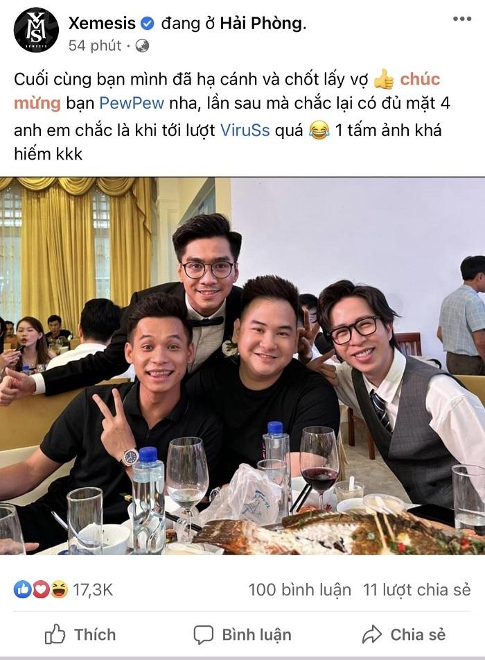 Độ Mixi nhậu tới bến trong đám cưới PewPew-4