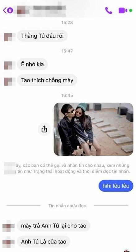 Gái lạ nhắn tin đòi chia chồng, vợ Anh Tú phản ứng lầy-2