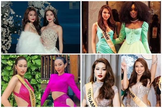 Hoa hậu Thiên Ân khéo 'xin vía' Thùy Tiên để intop cao ở Miss Grand