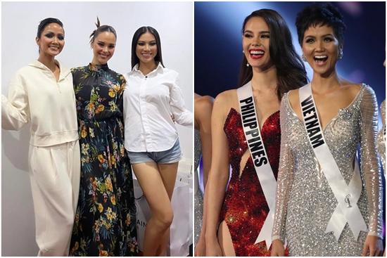 H'Hen Niê hội ngộ Catriona Gray: Mỹ nhân nào giữ vững phong độ?