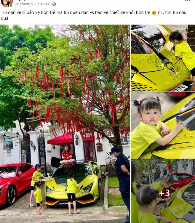 Đại gia Quốc Vũ thay áo cho siêu bò bị vợ con vẽ bẩn-1