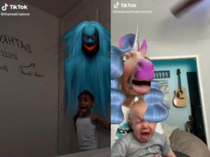 Cha mẹ dọa ma con cái như thú vui trên TikTok-3
