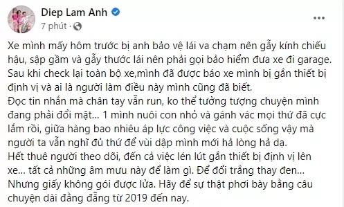 Diệp Lâm Anh bị dọa giật điện thoại sau 2 vụ theo dõi ngầm-2
