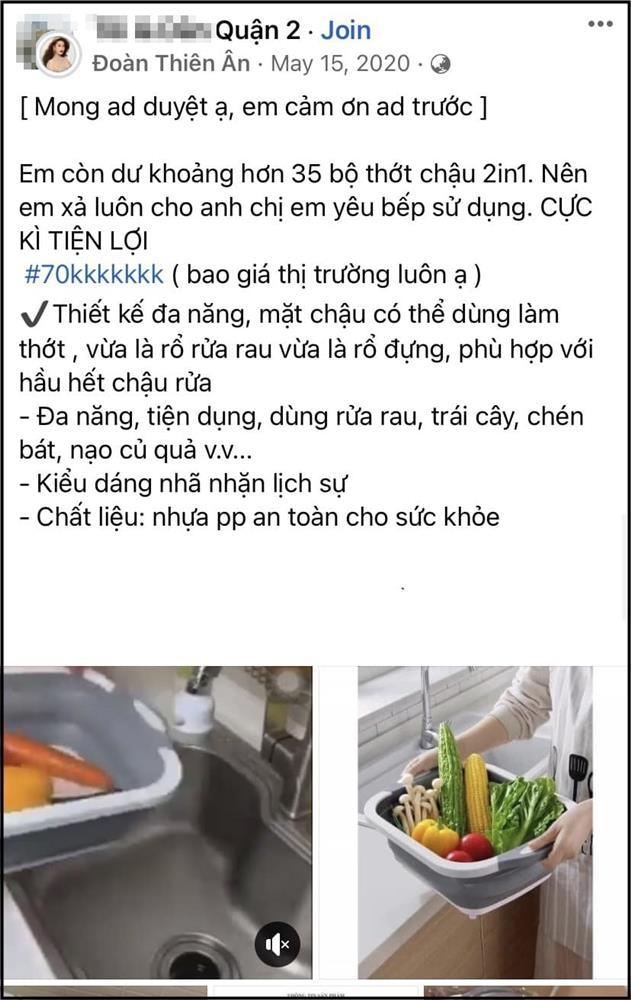 Thiên Ân bán hàng online 10k, rao khắp hội nhóm để mưu sinh-5