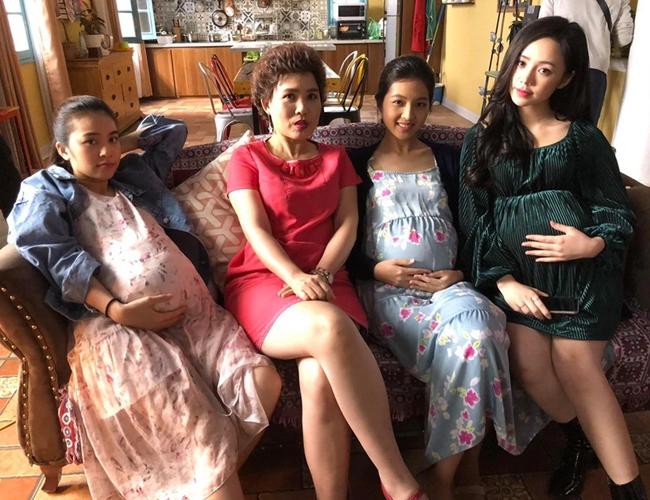 Phương Oanh, Lan Ngọc... chưa kết hôn đã lộ ảnh bầu vượt mặt-2