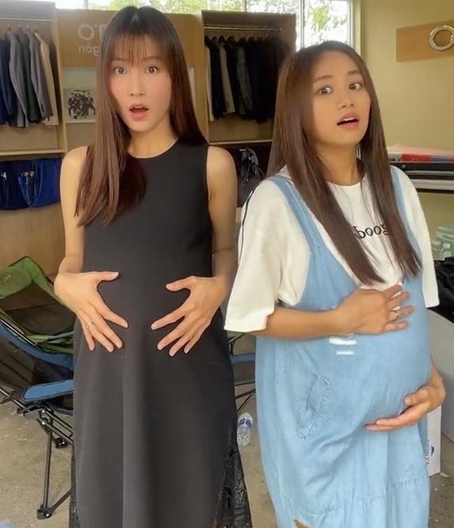 Phương Oanh, Lan Ngọc... chưa kết hôn đã lộ ảnh bầu vượt mặt-12