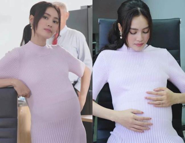 Phương Oanh, Lan Ngọc... chưa kết hôn đã lộ ảnh bầu vượt mặt-15