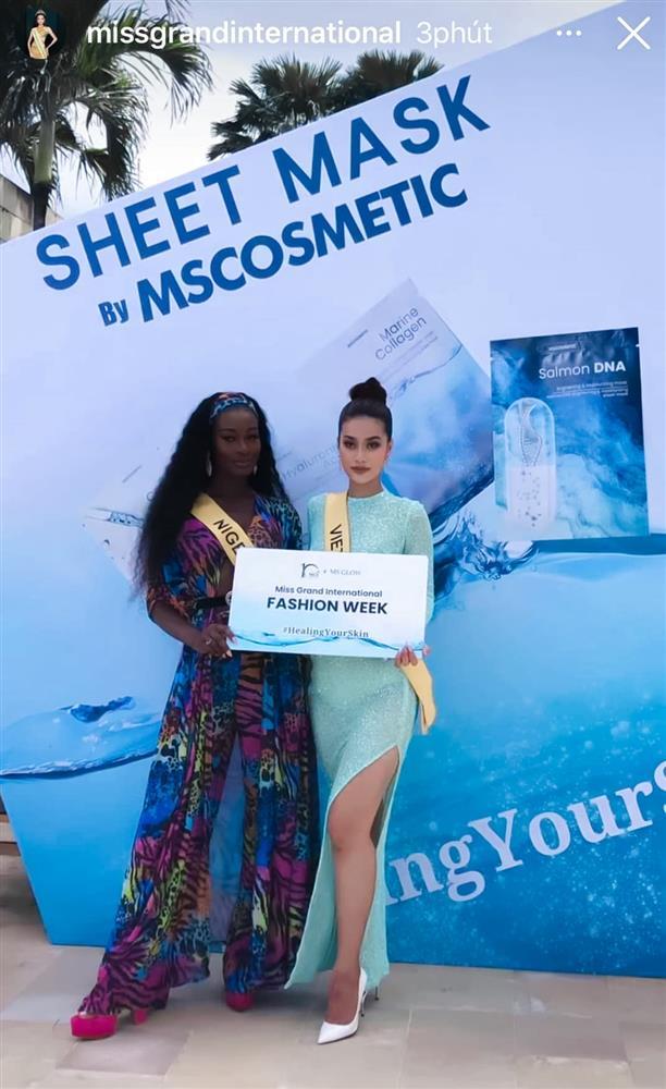 Xót xa bàn chân thâm đen của Thiên Ân tại Miss Grand 2022-1