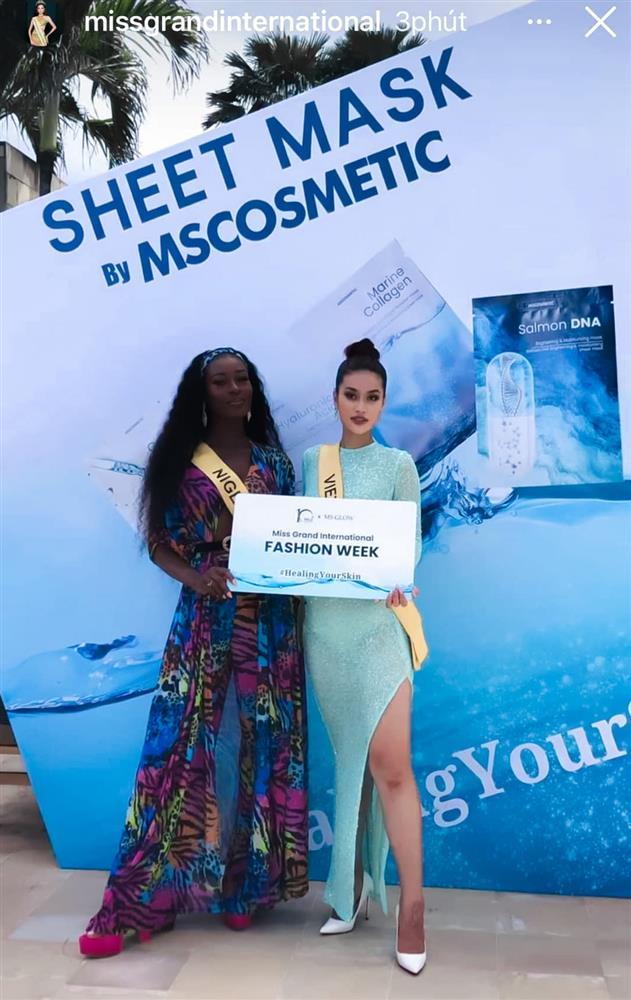 Xót xa bàn chân thâm đen của Thiên Ân tại Miss Grand 2022-2