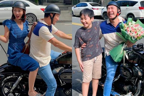 Ảnh gây lú: Tiến Luật lái moto chở Thu Trang hay Tóc Tiên?-12