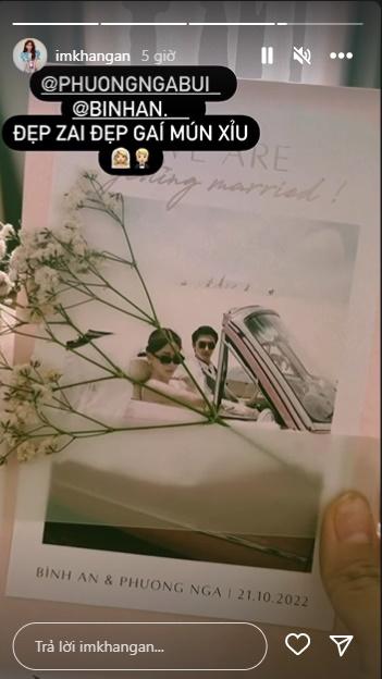 Hé lộ thiệp cưới cá tính, ý nghĩa của Bình An - Phương Nga-1