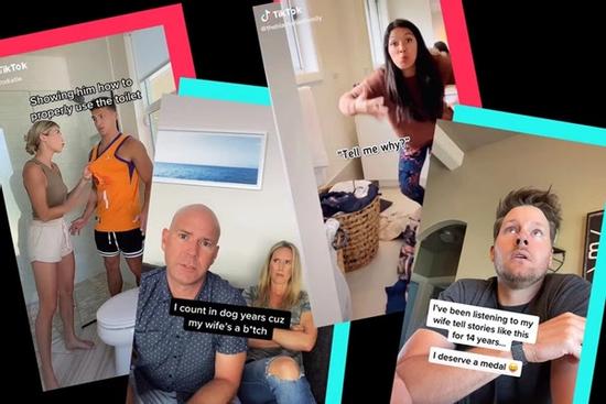 Trào lưu bóc phốt vợ chồng trên TikTok