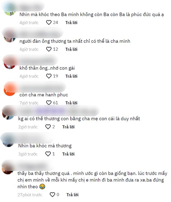 Con gái đi công việc xa nhà, bố vừa khóc, vừa đưa con tiền đi đường-5