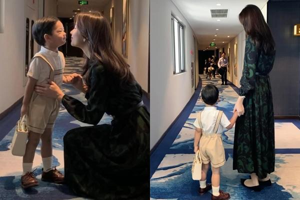 Đặng Thu Thảo lâu lâu xuất hiện, nhan sắc mẹ 2 con ra sao?-13