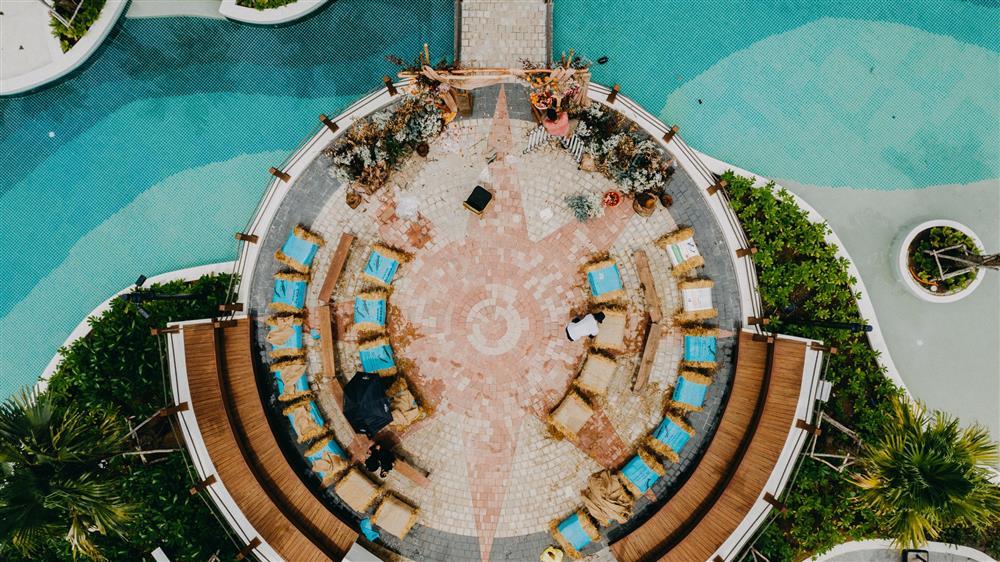 Không gian cưới Diệu Nhi - Anh Tú đơn giản vẫn ghi điểm-4