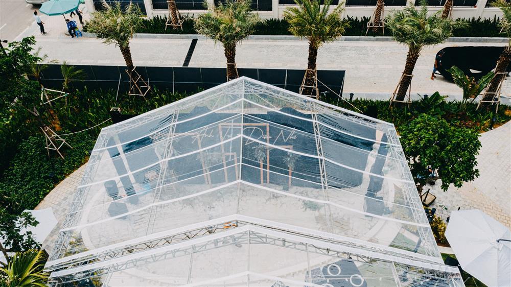 Không gian cưới Diệu Nhi - Anh Tú đơn giản vẫn ghi điểm-7