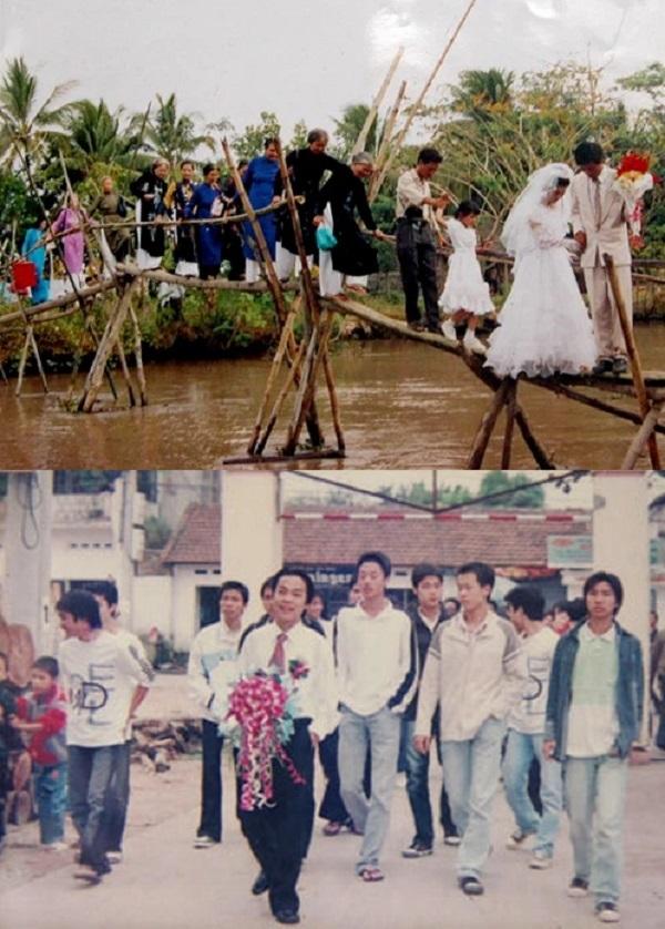 Ảnh cưới giản dị 30 năm trước gây bão: Rước dâu bằng xe đạp-9