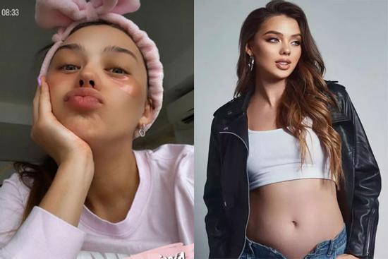 Sắp đẻ đến nơi, nhan sắc vợ Tây của Bùi Tiến Dũng gây chú ý lớn