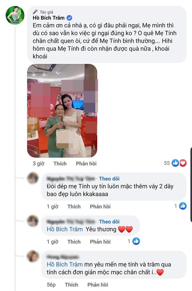 Hồ Bích Trâm gây tranh cãi vì để mẹ kế mặc xuề xòa đi sự kiện-5
