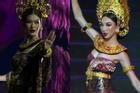 Thiên Ân trình diễn an toàn, Thùy Tiên sáng bừng tại Indonesia