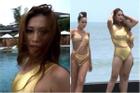 Thiên Ân diễn bikini, tóc tai 'phản chủ' tại Miss Grand