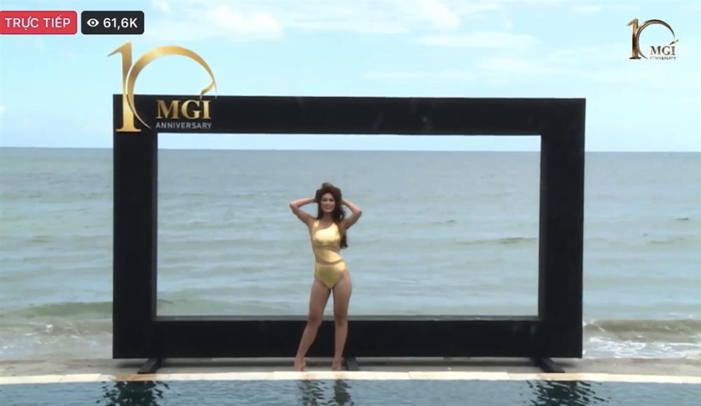 Thiên Ân diễn bikini, tóc tai phản chủ tại Miss Grand-9