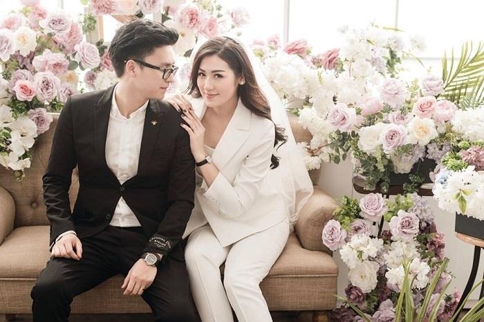 Diệu Nhi tổng kết ảnh cưới với bộ hình mặc vest đen chuẩn men-13