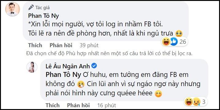 Lê Âu Ngân Anh khoe chồng lộn Phây, bạn đời vội chữa cháy-3