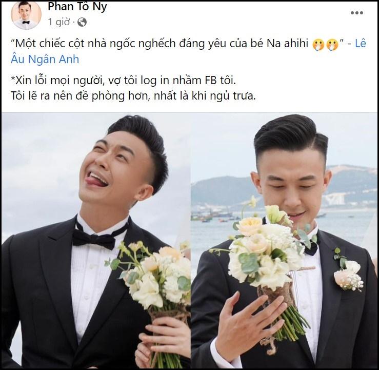 Lê Âu Ngân Anh khoe chồng lộn Phây, bạn đời vội chữa cháy-2