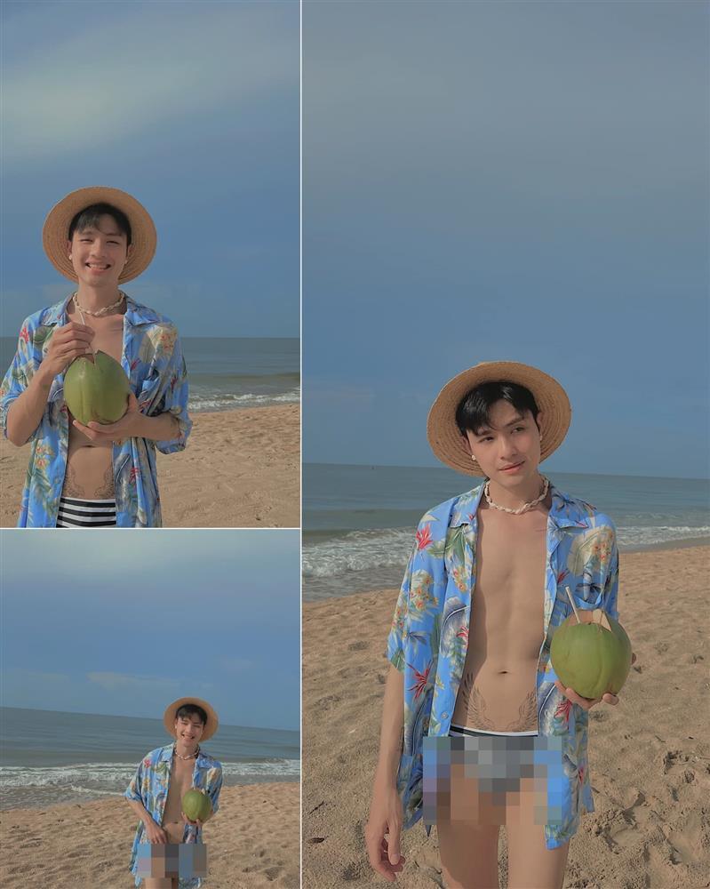 Bạn trai BB Trần lên đồ kiệm vải, body khét lẹt-4