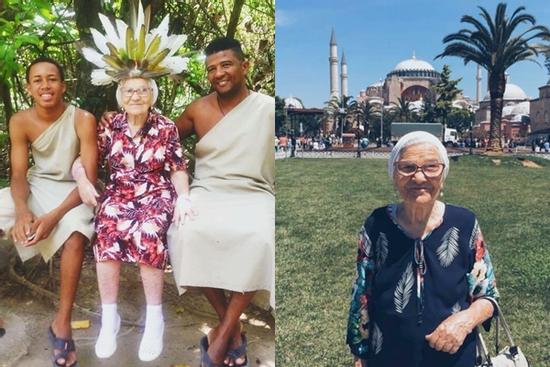 Cả đời cực khổ, cụ bà U90 dành hết tiền để du lịch thế giới một mình