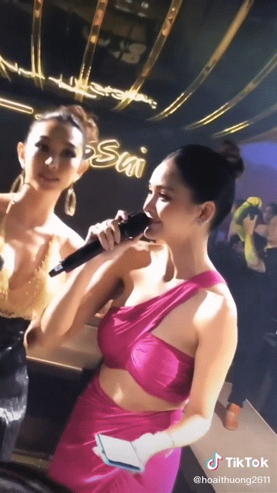 Thùy Tiên lép vế khi song ca cùng hoa hậu Engfa-1