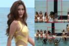 Đối thủ Thiên Ân tại Miss Grand 2022 ngã đau điếng ở hồ bơi