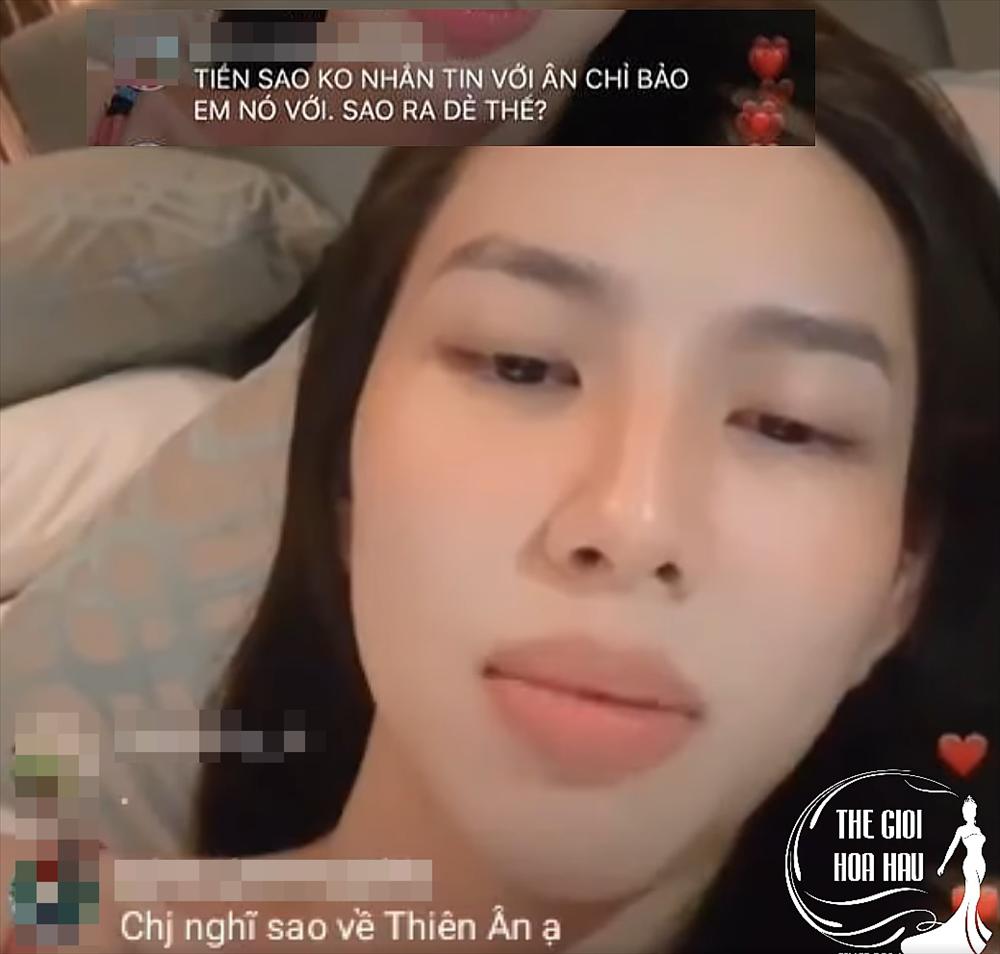 Thùy Tiên phản ứng khi bị nói bỏ mặc Thiên Ân xứ người-1