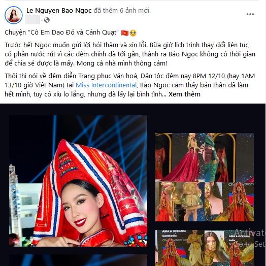 Bảo Ngọc nói gì về sự cố gãy cánh ở Miss Intercontinental?-7