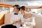 HOT: Đỗ Mỹ Linh tung ảnh cưới với con trai bầu Hiển