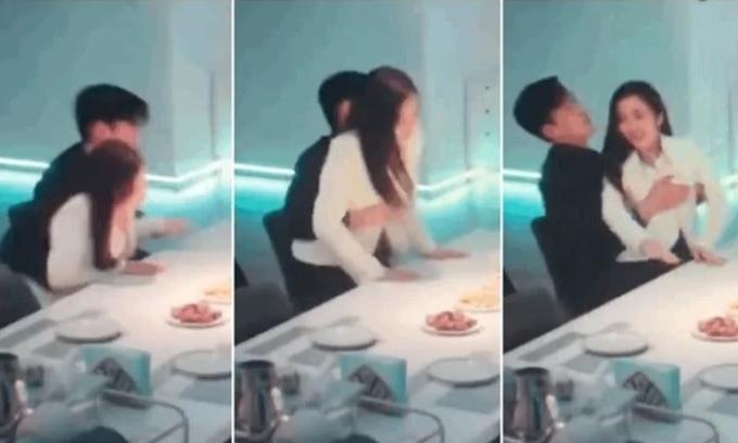 Đóng cảnh ôm bạn diễn nữ: Trương Hàn bị tố quấy rối, Trương Bân Bân lịch thiệp-4