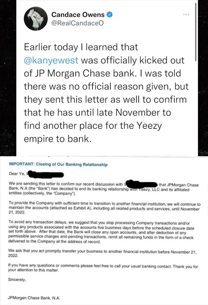 Kanye West bị ngân hàng cắt đứt quan hệ, cả tỷ đô không biết để đâu-1