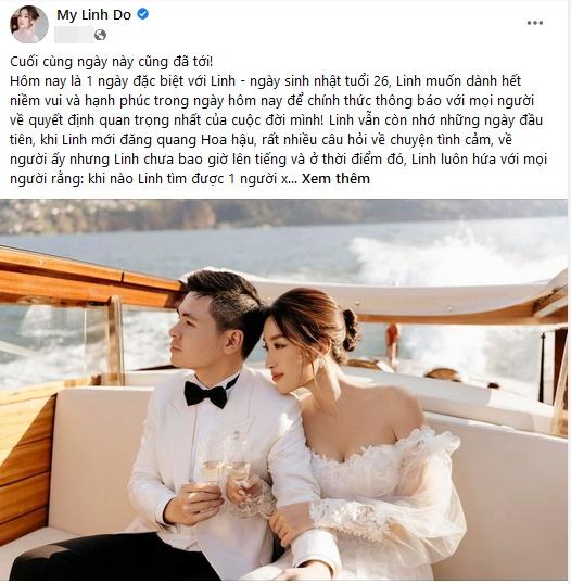 Phản ứng của con trai cả bầu Hiển khi Đỗ Mỹ Linh tung ảnh cưới-1