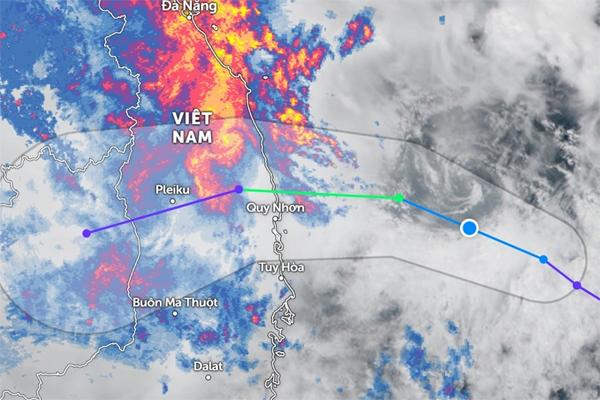 Bão số 5 hình thành trên Biển Đông-1