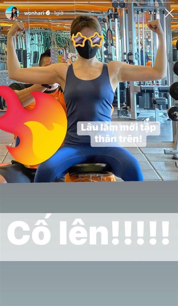 Hari Won phô diễn bắp tay nổi chuột như lực điền-3