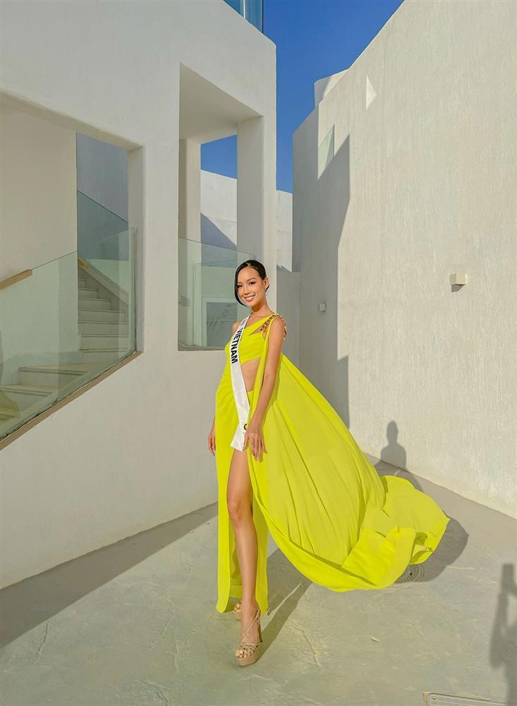 Hoa hậu Bảo Ngọc học làm tóc, thử trang phục và layout đến 5h sáng-2